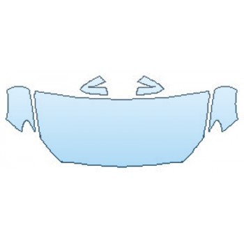 PAINT PROTECTION KIT - 2016 BMW 5 SERIES GRAN TURISMO LUXURY LINE HOOD (30 INCH WRAPPED) FENDERS MIRRORS - PRECUT PPF CLEAR BRA WRAP