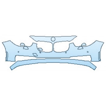 Precut PPF Kit – Clear Bra Paint Protection Film PAINT PROTECTION KIT - 2016 BMW 5 SERIES GRAN TURISMO LUXURY LINE BUMPER WITH WASHERS AND SENSORS (2 PIECE) - PRECUT PPF CLEAR BRA WRAP