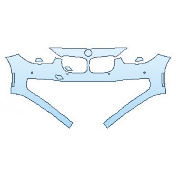 Precut PPF Kit – Clear Bra Paint Protection Film PAINT PROTECTION KIT - 2016 BMW 5 SERIES GRAN TURISMO LUXURY LINE BUMPER WITH SENSORS (1 PIECE) - PRECUT PPF CLEAR BRA WRAP