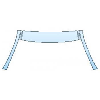 PAINT PROTECTION KIT - 2016 BMW 5 SERIES GRAN TURISMO LUXURY LINE ROOF A-PILLARS - PRECUT PPF CLEAR BRA WRAP