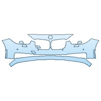 Precut PPF Kit – Clear Bra Paint Protection Film PAINT PROTECTION KIT - 2016 BMW 5 SERIES GRAN TURISMO MODERN LINE BUMPER WITH WASHERS AND SENSORS (2 PIECE) - PRECUT PPF CLEAR BRA WRAP