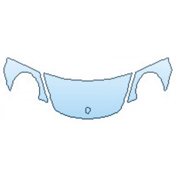 Precut PPF Kit – Clear Bra Paint Protection Film PAINT PROTECTION KIT - 2016 PORSCHE 911 TURBO HOOD (24 INCH) FENDERS - PRECUT PPF CLEAR BRA WRAP