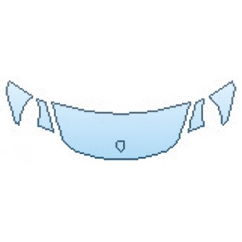 PAINT PROTECTION KIT - 2016 PORSCHE 911 TURBO HOOD (18 INCH) FENDERS - PRECUT PPF CLEAR BRA WRAP