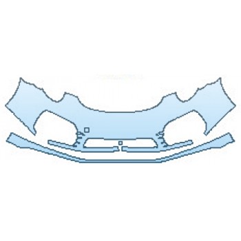 PAINT PROTECTION KIT - 2016 PORSCHE 911 TURBO S BUMPER (2 PIECE) - PRECUT PPF CLEAR BRA WRAP