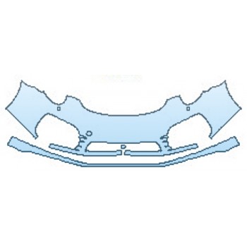 PAINT PROTECTION KIT - 2016 PORSCHE 911 TURBO S BUMPER WITH WASHERS (2 PIECE) - PRECUT PPF CLEAR BRA WRAP