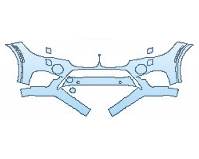 2017 BMW X5M Bumper With Washers And Sensors (4 Piece)