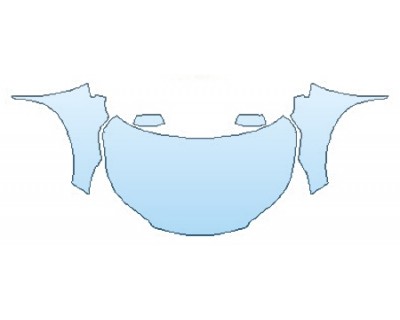 PAINT PROTECTION KIT - 2016 HONDA CR-V EX FULL HOOD (WRAPPED EDGES) FENDERS MIRRORS - PRECUT PPF CLEAR BRA WRAP