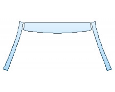 PAINT PROTECTION KIT - 2016 HONDA CR-V EX ROOF (WITH RAILS) A-PILLARS - PRECUT PPF CLEAR BRA WRAP