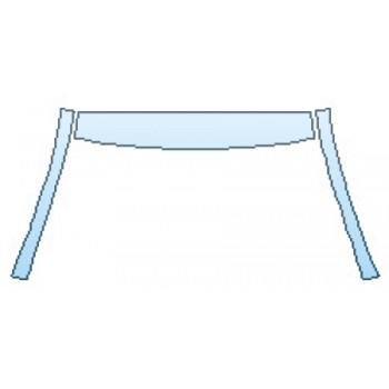 PAINT PROTECTION KIT - 2016 HONDA CR-V LX ROOF A-PILLARS - PRECUT PPF CLEAR BRA WRAP