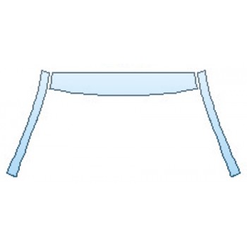 PAINT PROTECTION KIT - 2016 HONDA CR-V TOURING ROOF (WITH RAILS) A-PILLARS - PRECUT PPF CLEAR BRA WRAP