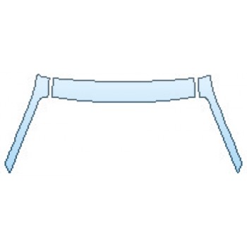 PAINT PROTECTION KIT - 2016 PORSCHE 911 CARRERA 4 GTS ROOF A-PILLARS - PRECUT PPF CLEAR BRA WRAP