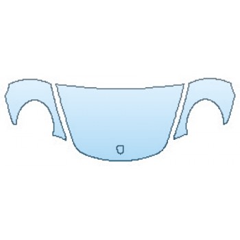 Precut PPF Kit – Clear Bra Paint Protection Film PAINT PROTECTION KIT - 2016 PORSCHE 911 CARRERA GTS HOOD (30 INCH WRAPPED) FENDERS - PRECUT PPF CLEAR BRA WRAP