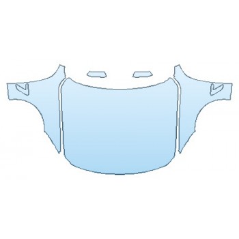 PAINT PROTECTION KIT - 2016 BMW 3 SERIES GRAN TURISMO LUXURY PKG FULL HOOD (WRAPPED EDGES) FENDERS MIRRORS - PRECUT PPF CLEAR BRA WRAP