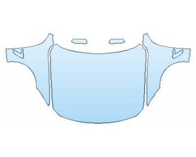 PAINT PROTECTION KIT - 2016 BMW 3 SERIES GRAN TURISMO LUXURY PKG FULL HOOD (WRAPPED EDGES) FENDERS MIRRORS - PRECUT PPF CLEAR BRA WRAP