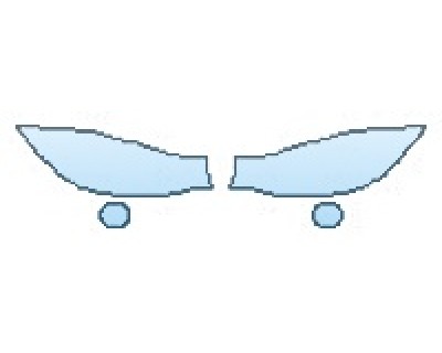 PAINT PROTECTION KIT - 2016 BMW 3 SERIES GRAN TURISMO LUXURY PKG HEADLIGHTS FOG LIGHTS - PRECUT PPF CLEAR BRA WRAP