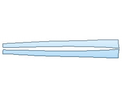 PAINT PROTECTION KIT - 2016 BMW 3 SERIES GRAN TURISMO LUXURY PKG ROCKERS - PRECUT PPF CLEAR BRA WRAP