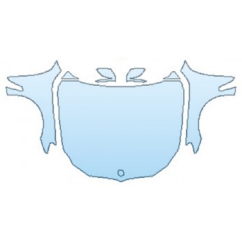 PAINT PROTECTION KIT - 2016 BMW 7 SERIES 740I M SPORT FULL HOOD (WRAPPED EDGES) FENDERS MIRRORS - PRECUT PPF CLEAR BRA WRAP