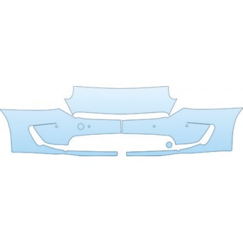 PAINT PROTECTION KIT - 2010 JAGUAR XKR COUPE  BUMPER(WITH SENSORS) KIT - PRECUT PPF CLEAR BRA WRAP