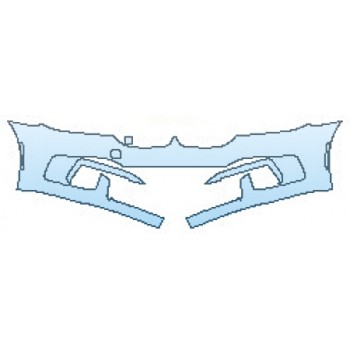 PAINT PROTECTION KIT - 2016 BMW 7 SERIES 750I M SPORT BUMPER (3 PIECE) - PRECUT PPF CLEAR BRA WRAP