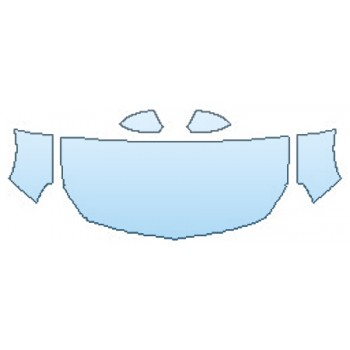 PAINT PROTECTION KIT - 2016 BUICK CASCADA 1SV HOOD (30 INCH WRAPPED) FENDERS MIRRORS - PRECUT PPF CLEAR BRA WRAP