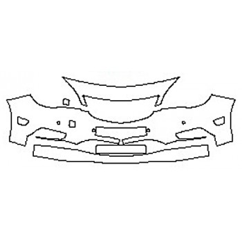 2016 BUICK CASCADA 1SV Bumper With Sensors (4 Piece)