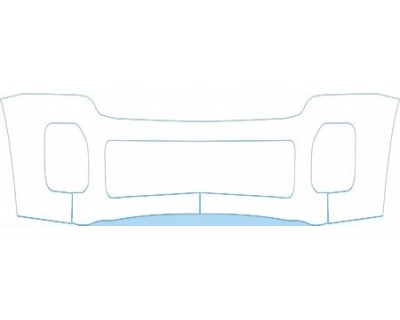 PAINT PROTECTION KIT - 2011 FORD F-250 SUPER DUTY LARIAT SUPERCAB LONG BED BUMPER KIT - PRECUT PPF CLEAR BRA WRAP