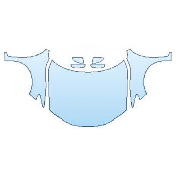 PAINT PROTECTION KIT - 2016 HONDA ACCORD COUPE LX-S FULL HOOD FENDERS MIRRORS - PRECUT PPF CLEAR BRA WRAP