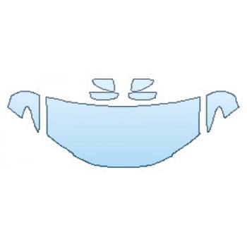 PAINT PROTECTION KIT - 2016 HONDA ACCORD COUPE LX-S HOOD (30 INCH) FENDERS MIRRORS - PRECUT PPF CLEAR BRA WRAP