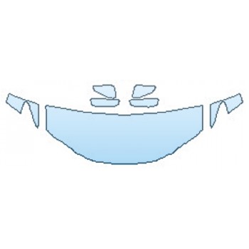 PAINT PROTECTION KIT - 2016 HONDA ACCORD COUPE LX-S HOOD (24 INCH) FENDERS MIRRORS - PRECUT PPF CLEAR BRA WRAP