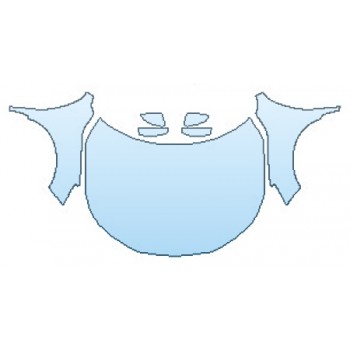 PAINT PROTECTION KIT - 2016 HONDA ACCORD SEDAN LX FULL HOOD (WRAPPED EDGES) FENDERS MIRRORS - PRECUT PPF CLEAR BRA WRAP