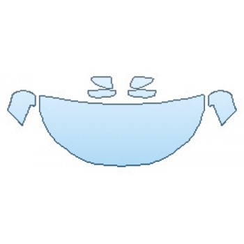 PAINT PROTECTION KIT - 2016 HONDA ACCORD SEDAN SPORT HOOD (30 INCH WRAPPED) FENDERS MIRRORS - PRECUT PPF CLEAR BRA WRAP