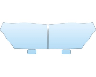 PAINT PROTECTION KIT - 2011 FORD F-250 SUPER DUTY LARIAT SUPERCAB LONG BED HEADLIGHTS FOG LIGHTS KIT - PRECUT PPF CLEAR BRA WRAP