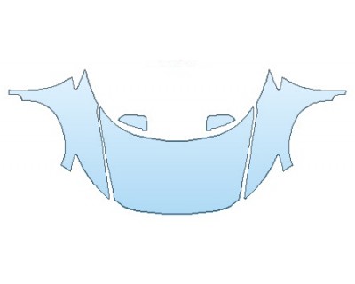 PAINT PROTECTION KIT - 2016 HONDA CR-Z EX FULL HOOD FENDERS MIRRORS - PRECUT PPF CLEAR BRA WRAP