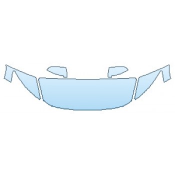 PAINT PROTECTION KIT - 2016 HONDA CR-Z EX HOOD (18 INCH WRAPPED) FENDERS MIRRORS - PRECUT PPF CLEAR BRA WRAP