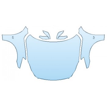 PAINT PROTECTION KIT - 2016 INFINITI QX50 AWD FULL HOOD (WRAPPED EDGES) FENDERS MIRRORS - PRECUT PPF CLEAR BRA WRAP