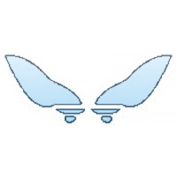 PAINT PROTECTION KIT - 2016 INFINITI QX50 AWD HEADLIGHTS FOG LIGHTS - PRECUT PPF CLEAR BRA WRAP