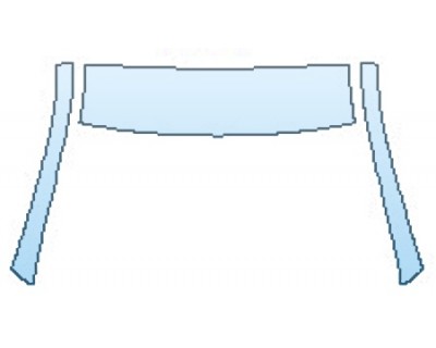 PAINT PROTECTION KIT - 2016 INFINITI QX50 AWD ROOF A-PILLARS - PRECUT PPF CLEAR BRA WRAP