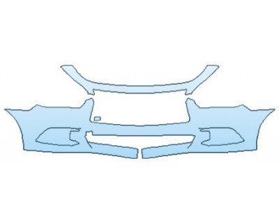 PAINT PROTECTION KIT - 2016 INFINITI QX60 AWD BUMPER - PRECUT PPF CLEAR BRA WRAP