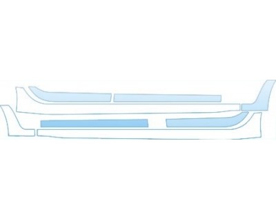 PAINT PROTECTION KIT - 2012 JAGUAR XJ BASE  ROCKERS KIT - PRECUT PPF CLEAR BRA WRAP