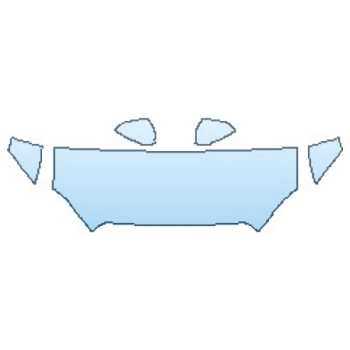 PAINT PROTECTION KIT - 2016 JAGUAR XJ R-SPORT AWD HOOD (24 INCH) FENDERS MIRRORS - PRECUT PPF CLEAR BRA WRAP