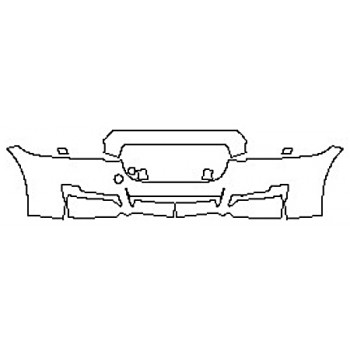 2016 JAGUAR XJ R-SPORT AWD Bumper (2 Piece)