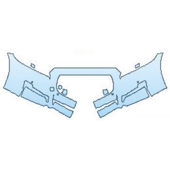 Precut PPF Kit – Clear Bra Paint Protection Film PAINT PROTECTION KIT - 2016 JAGUAR XJ R-SPORT AWD BUMPER WITH SENSORS (1 PIECE) - PRECUT PPF CLEAR BRA WRAP