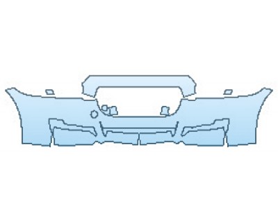 PAINT PROTECTION KIT - 2016 JAGUAR XJ SUPERCHARGED BUMPER (2 PIECE) - PRECUT PPF CLEAR BRA WRAP