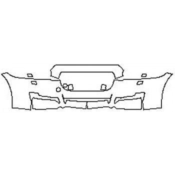 2016 JAGUAR XJ SUPERCHARGED Bumper With Washers (2 Piece)