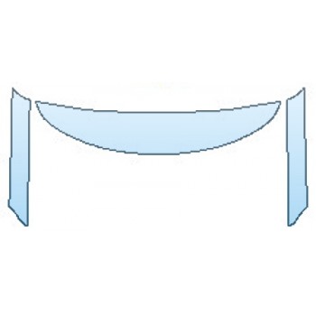 PAINT PROTECTION KIT - 2016 MINI COOPER CLUBMAN BASE ROOF A-PILLARS - PRECUT PPF CLEAR BRA WRAP