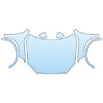 PAINT PROTECTION KIT - 2016 VOLVO XC90 T5 AWD FULL HOOD FENDERS MIRRORS - PRECUT PPF CLEAR BRA WRAP