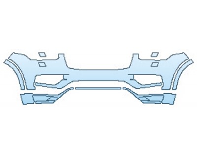 Precut PPF Kit – Clear Bra Paint Protection Film PAINT PROTECTION KIT - 2016 VOLVO XC90 T5 AWD INSCRIPTION BUMPER WITH WASHERS - PRECUT PPF CLEAR BRA WRAP