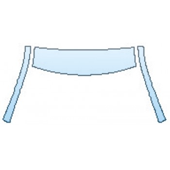 PAINT PROTECTION KIT - 2016 VOLVO XC90 T5 AWD INSCRIPTION ROOF A-PILLARS - PRECUT PPF CLEAR BRA WRAP