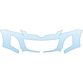 PAINT PROTECTION KIT - 2012 MAZDA CX-7 TOURING  BUMPER(30 INCH) KIT - PRECUT PPF CLEAR BRA WRAP