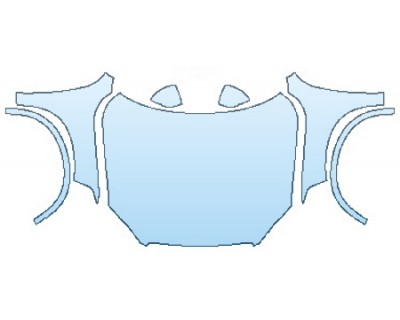 PAINT PROTECTION KIT - 2016 VOLVO XC90 T5 FWD FULL HOOD FENDERS MIRRORS - PRECUT PPF CLEAR BRA WRAP